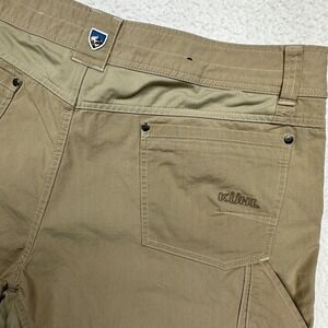KUHL Renegade Shorts Mens 40 Tan Khaki Hiking Outdoor Cargo Technical 108846
